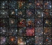 Bildergalerie mit einigen der neu entdeckten offenen Sternhaufen Bilder: ESO/J. Borissova