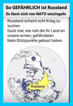 Russland von NATO Militär umzingelt (Symbolbild)