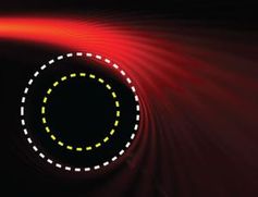 Schwarzes Loch: Erstmals im Labor hergestellt. Bild: C. Sheng et al