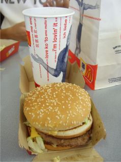 Eines der typischen Produkte von McDonald’s: der Big Mac
