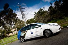 Hybridauto und Stromnetz - das perfekte Team? Bild: CSIRO
