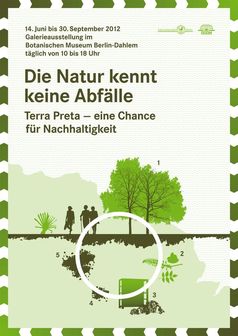 Plakat zur Ausstellung "Die Natur kennt keine Abfälle. Terra Preta – eine Chance für Nachhaltigkeit"
Quelle: Grafik: Torsten Köchlin (idw)