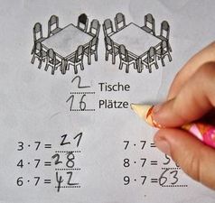 Übung: "Sommerkinder" mathematisch schwach. Bild: pixelio.de, B. Hohenester