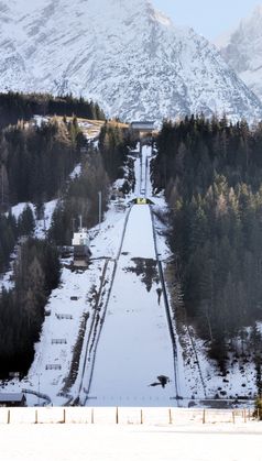 Skiflug am Kulm