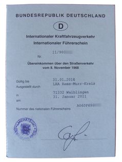 Internationaler Führerschein