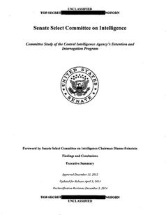 CIA-Folterbericht Deckblatt