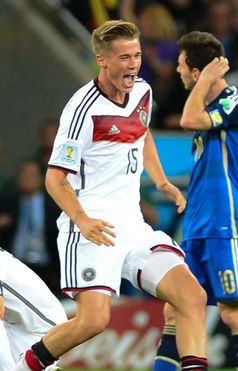 Durm nach dem Schlusspfiff des WM-Finales 2014