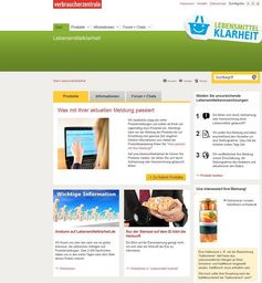 Website Lebensmittelklarheit.de