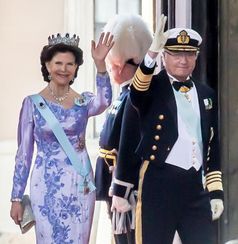Die deutsche Königin Silvia, bürgerlich Silvia Renate Sommerlath, und der König (2015)