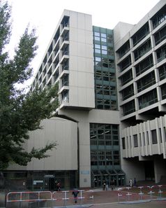 Der Ort des NSU-Prozesses: Das Strafjustizzentrum in der Nymphenburger Straße 16 in München