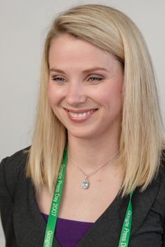 Marissa Mayer auf dem Google Press Day 2007