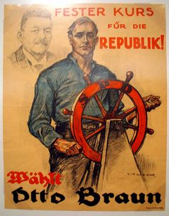 SPD Plakat von 1924 (Symbolbild)