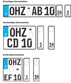Wechselkennzeichen in Deutschland