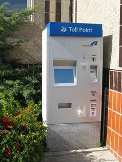 Autonomes Mautstellenterminal von Toll Collect