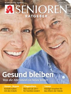 Titelbild Senioren Ratgeber Januar 2017 Bild: "obs/Wort & Bild Verlag - Senioren Ratgeber"