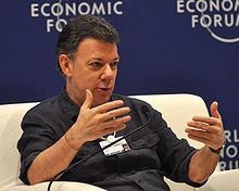 Juan Manuel Santos Bild: World Economic Forum . Photo by Edgar Alberto Domínguez Cataño