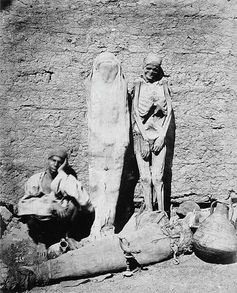 Ägyptischer Mumienhändler (1875, Félix Bonfils)