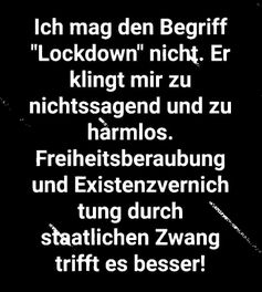 Lockdown = ? (Symbolbild)