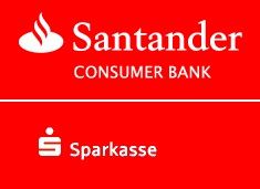 Zwei Logos, eine Farbe. Bild: sparkasse.de, santander.de