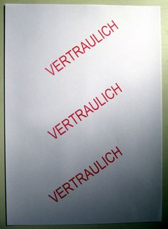 Vertraulich, Geheim, Streng Geheim, nur zum Dienstgebrauch und Nicht öffentlich (Symbolbild)