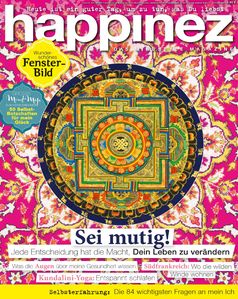 Happinez Cover /Bild: "obs/Bauer Media Group, happinez"