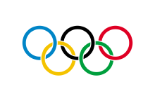 Flagge der Olympischen Spiele