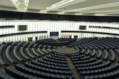 Plenarsaal des Europäischen Parlaments in Straßburg