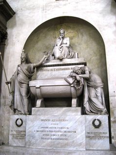 Dante Kenotaph in der Basilika Santa Croce in Florenz (Symbolbild)