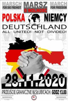 Großdemo mit unseren Nachbarland Polen am Grenzübergang in Frankfurt (Oder) / SUBICE am 28.11.2020