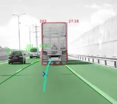 Achtung, LKW voraus: System warnt vor Hindernis. Bild: mobileye.com