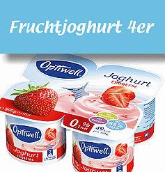 Optiwell Joghurt 4x125g Erdbeere