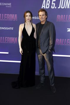 Ana de Armas und Regisseur Len Wiseman  (2025) Bild: LEONINE Studios Fotograf: Sebastian Gabsch