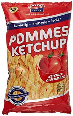 XOX Pommes Snack Ketchup 125g
