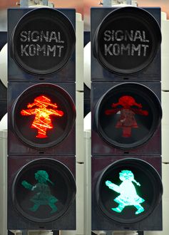 Fußgängerampel (Symbolbild)