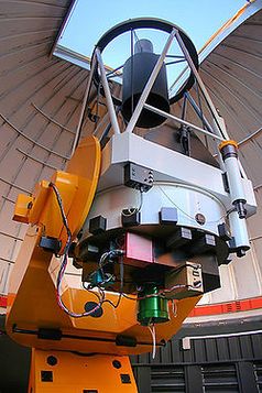 Polnisches 1,3-m-Teleskop, Las-Campanas-Observatorium, Chile Bild: Krzysztof Ulaczyk (more work on Wikimedia Commons: Kszulogaleria) / de.wikipedia.org