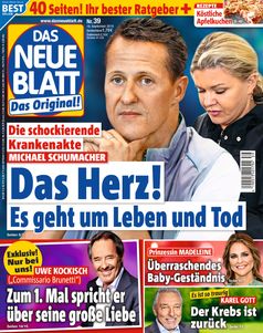 Cover_DasNeueBlatt_#39/2019 Bild: "obs/Bauer Media Group, DAS NEUE BLATT"