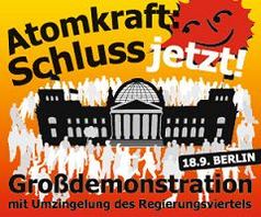 „Atomkraft: Schluss jetzt!”