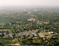 Luftaufnahme des  Universitätsklinikum Schleswig-Holstein (UKSH), Campus Lübeck