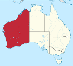 Karte von Western Australia