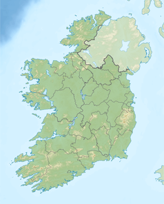 Ireland relief location map