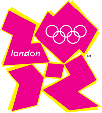 Logo der Olympischen Sommerspiele 2012 in London