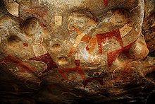 Teil der Höhlenmalereien in Laas Geel Bild: Abdullah Geelah / de.wikipedia.org