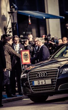 Audi A8 3,0 TDI quattro: Sonderschutzfahrzeug des Bundespräsidenten
