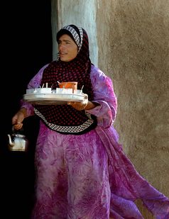Eine jesidische Frau im syrisch-irakischen Grenzgebiet (Symbolbild)