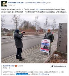 Bild: Screenshot Facebook Account von Henning Dornauf