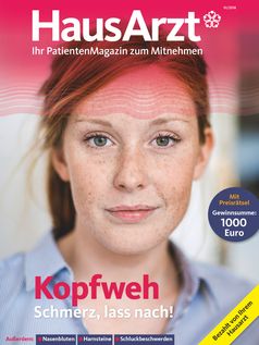 Titelbild HausArzt 3/2018. Bild: "obs/Wort & Bild Verlag - HausArzt - PatientenMagazin"
