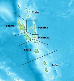 Vanuatu ist ein souveräner Inselstaat  im Südpazifik. Der aus 83 Inseln bzw. Inselgruppen  bestehende Staat wurde bis 1980 Neue Hebriden genannt. Bild: de.wikipedia.org