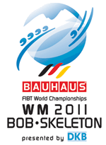 Logos der BAUHAUS FIBT Bob- und Skeleton WM 2011