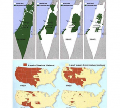 Palestina - Israel und USA - Ureinwohner Nordamerikas