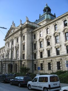 Landgericht München: Justizpalast, Südwestseite